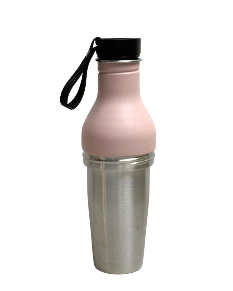 Blush Pink Water Bottle + Lid