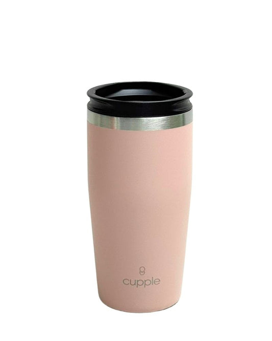 Blush Pink Coffee Cup + Lid