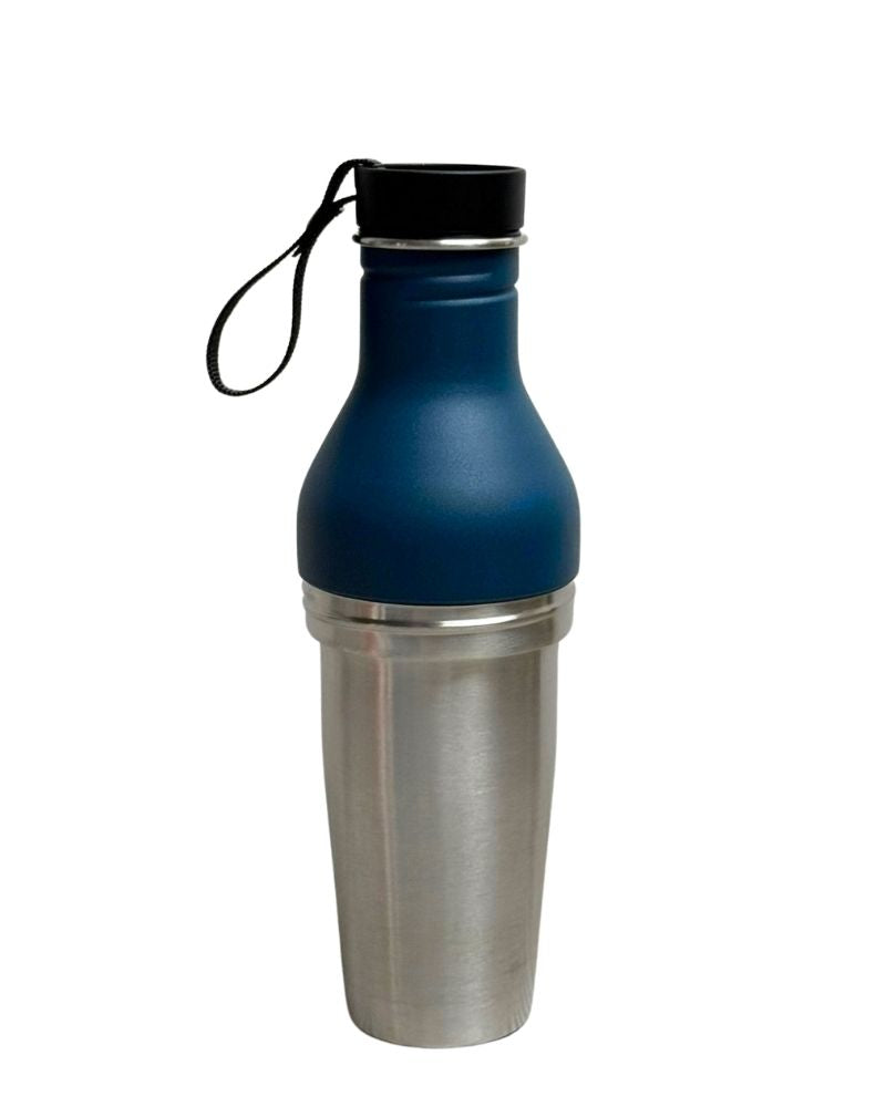 Midnight Blue Water Bottle + Lid