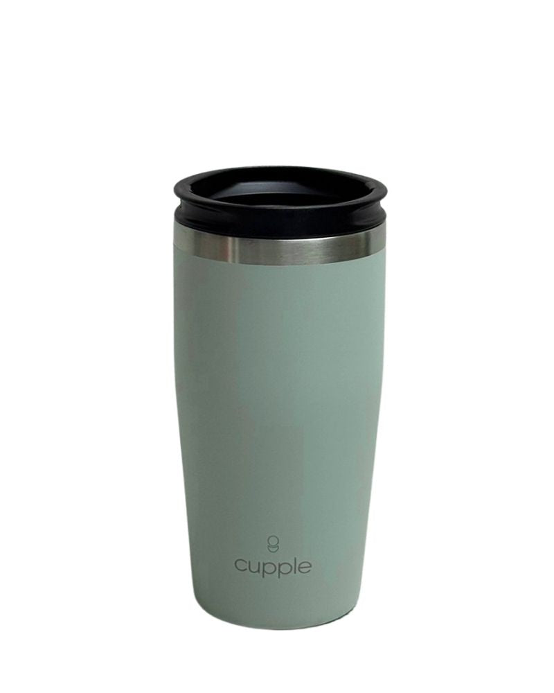 Sea Green Coffee Cup + Lid